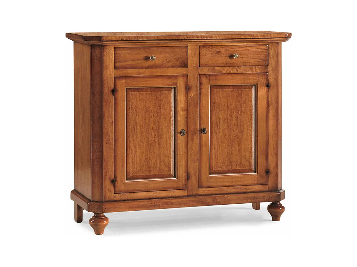 MilaniHome.it - Credenza In Legno Massello 104x43x98di coloreTinta noce