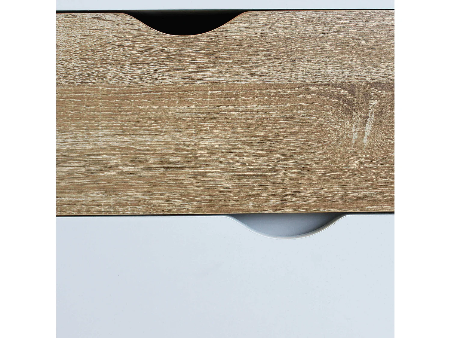 MilaniHome.it - Credenza Mobile Madia Moderna In Legno Colore Bianco Di Design Moderno Stile Minimalista, Cm 147x39x82 Hdi coloreBianco