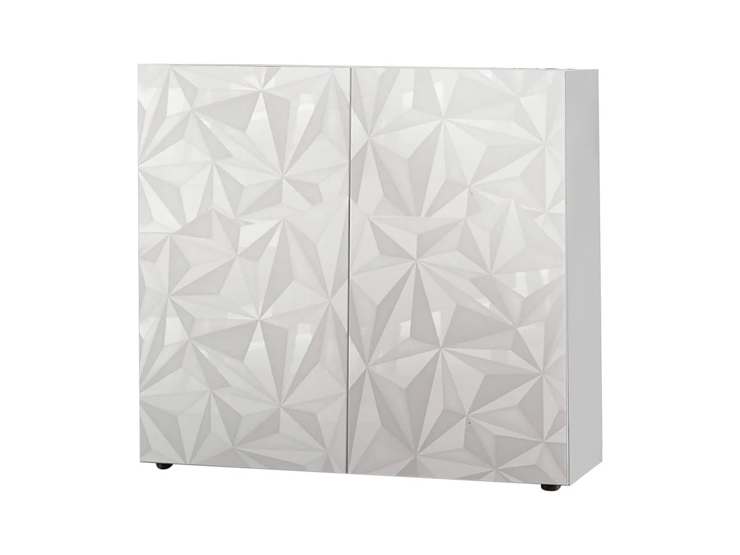 MilaniHome.it - credenza di design moderno di design moderno industrial cm 121 x 111 x 42 hdi coloreBianco