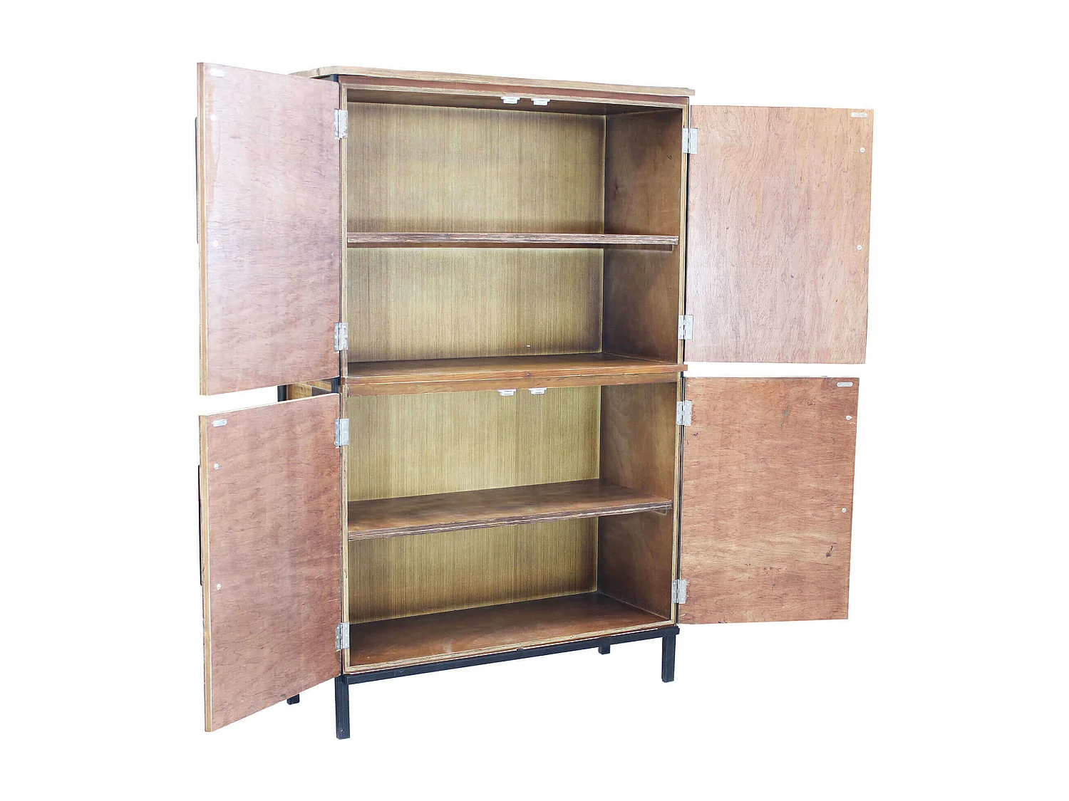 MilaniHome.it - madia moderna in legno con sei ante di design moderno per salotto cucina sala da pranzo cm 100x40x160 hdi coloreMarrone