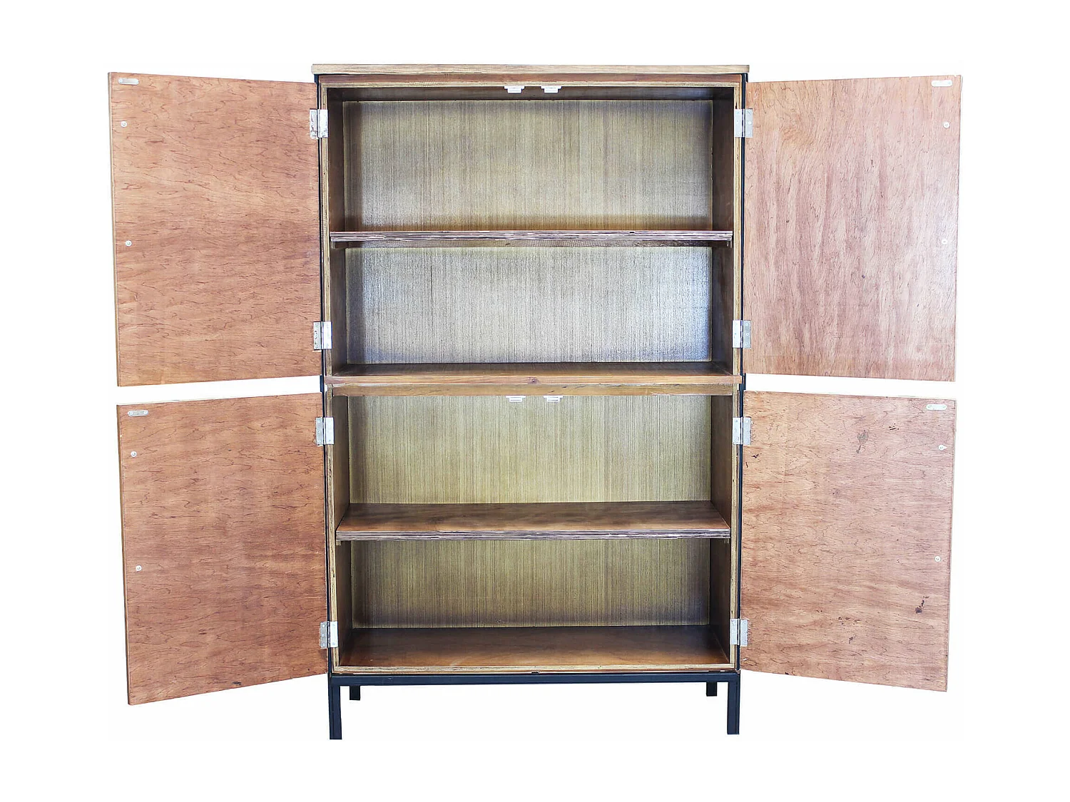 MilaniHome.it - madia moderna in legno con sei ante di design moderno per salotto cucina sala da pranzo cm 100x40x160 hdi coloreMarrone