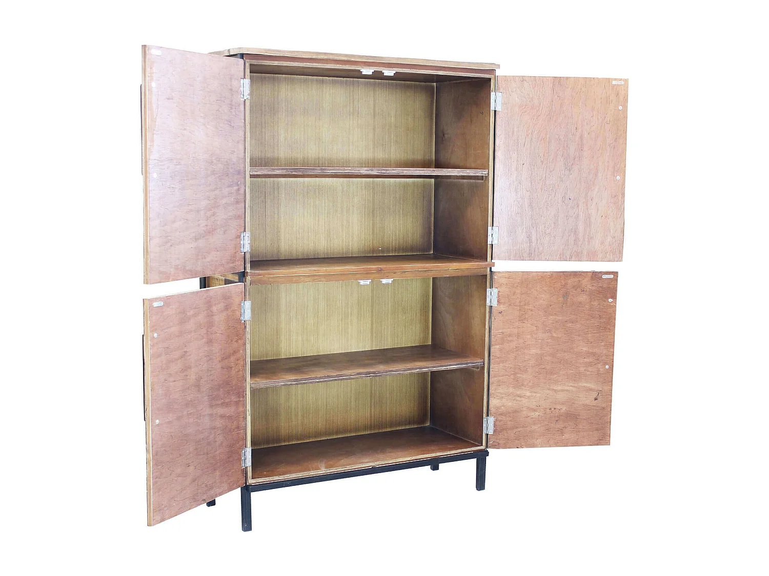 MilaniHome.it - madia moderna in legno con sei ante di design moderno per salotto cucina sala da pranzo cm 100x40x160 hdi coloreMarrone