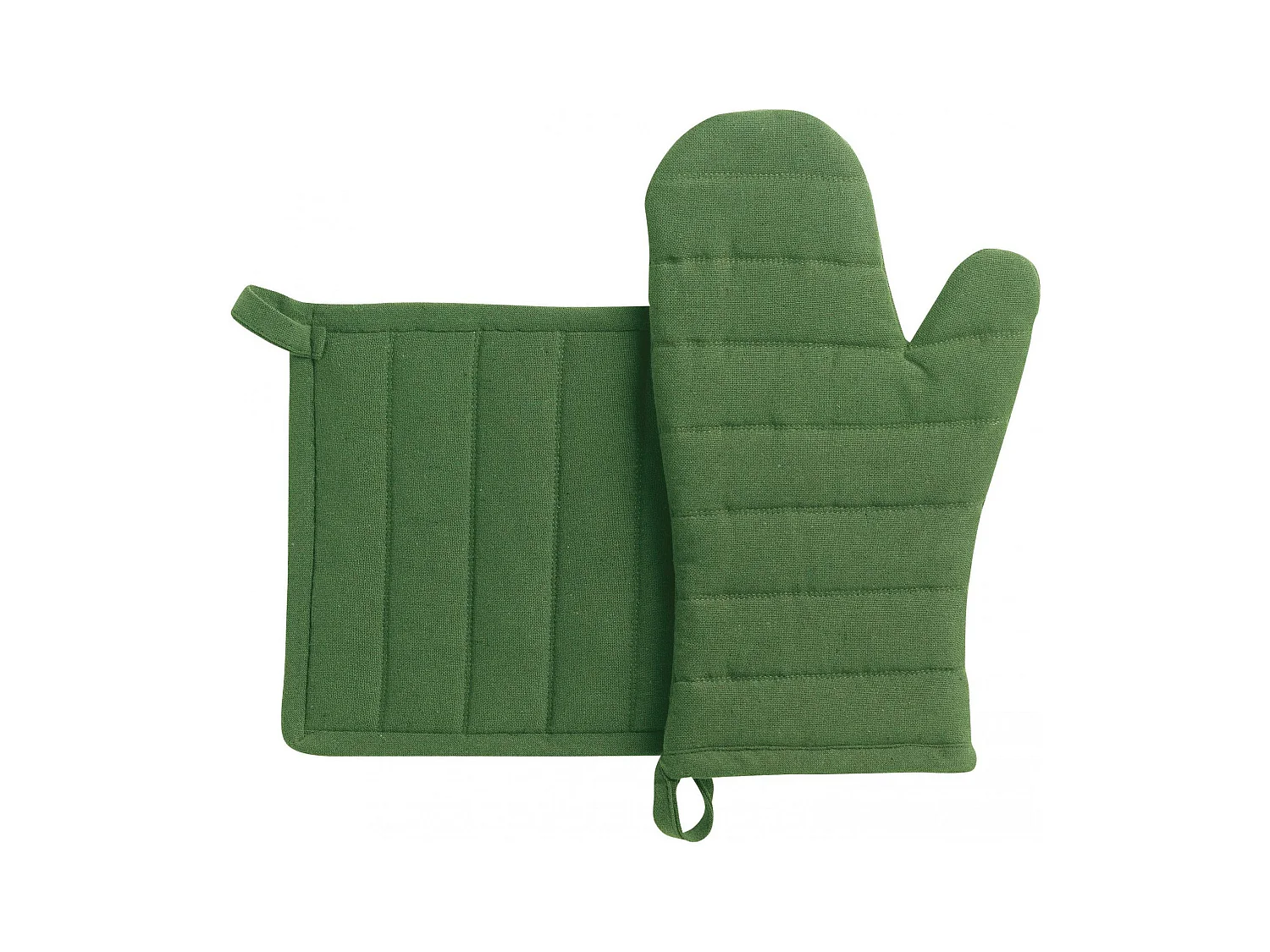 Luva de cozinha e Pegador reciclado Jona Verde 15 x 30 cm