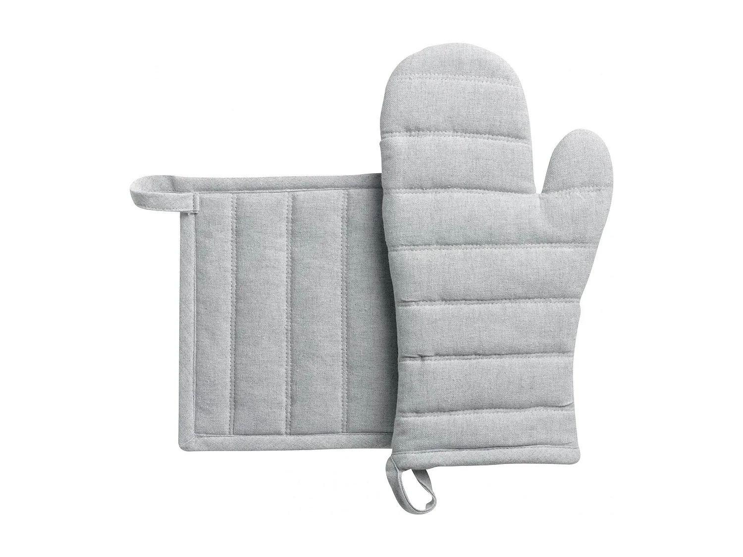 Gerecycleerde ovenwant en pannenlap Jona Parel 15 x 30 cm