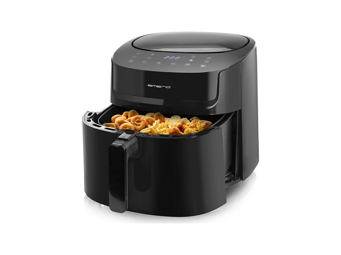 Friteuse Sans Huile De 7,2l 1800 W Avec 1 Bac Noir Af 129622 1 De Emerio