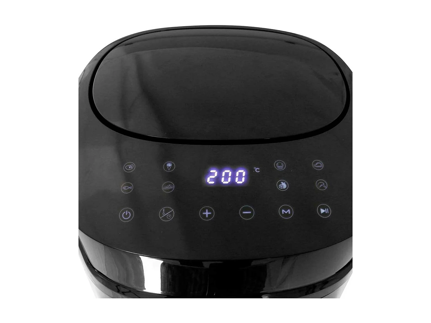 Friteuse Sans Huile De 7,2l 1800 W Avec 1 Bac Noir Af 129622 1 De Emerio