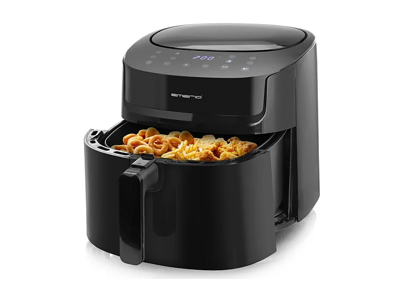 Friteuse Sans Huile De 7,2l 1800 W Avec 1 Bac Noir Af 129622 1 De Emerio