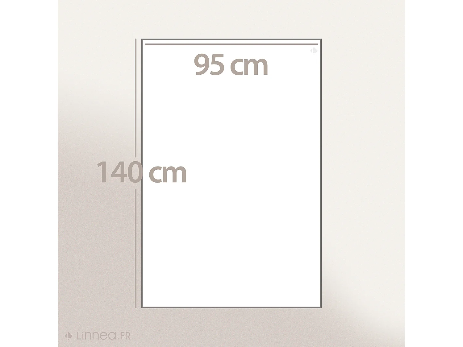 Drap de bain coton 550 g/m2 95x140 cm collection NAÏA marron Café