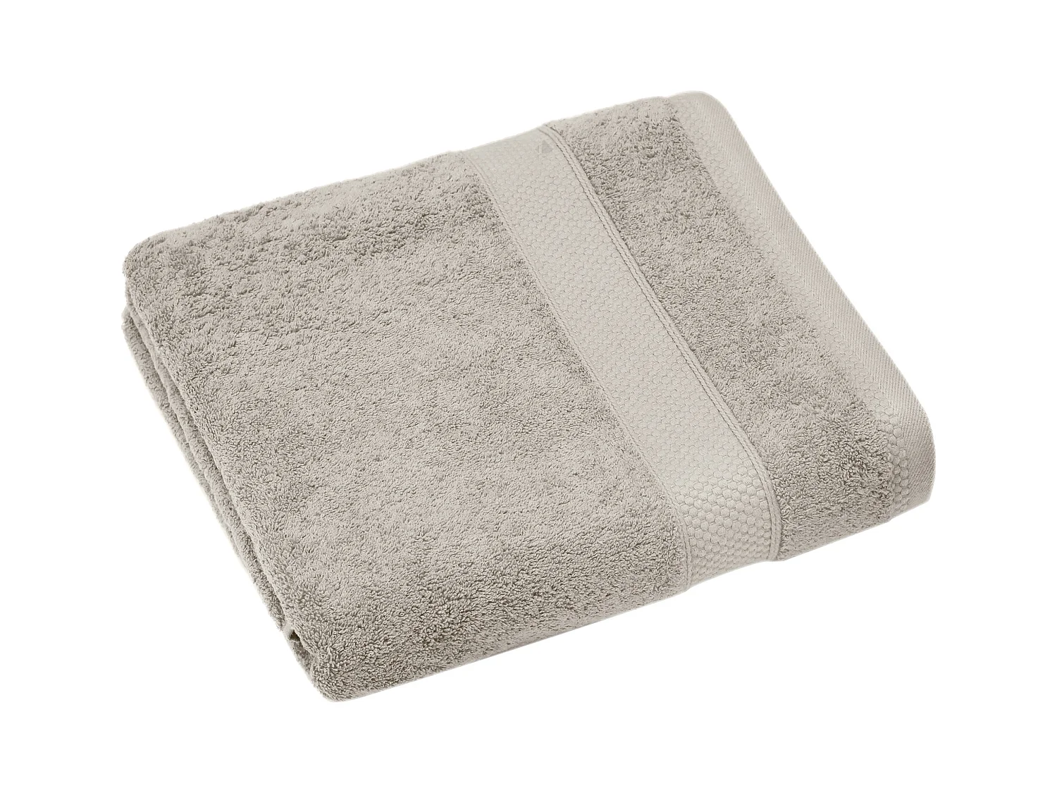Drap de bain coton 550 g/m2 95x140 cm collection NAÏA beige Lin