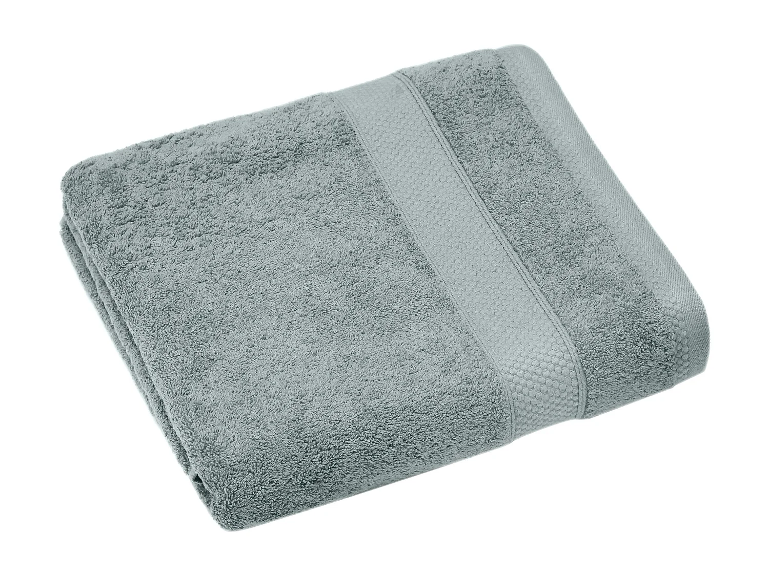Drap de bain coton 550 g/m2 95x140 cm collection NAÏA vert Lichen