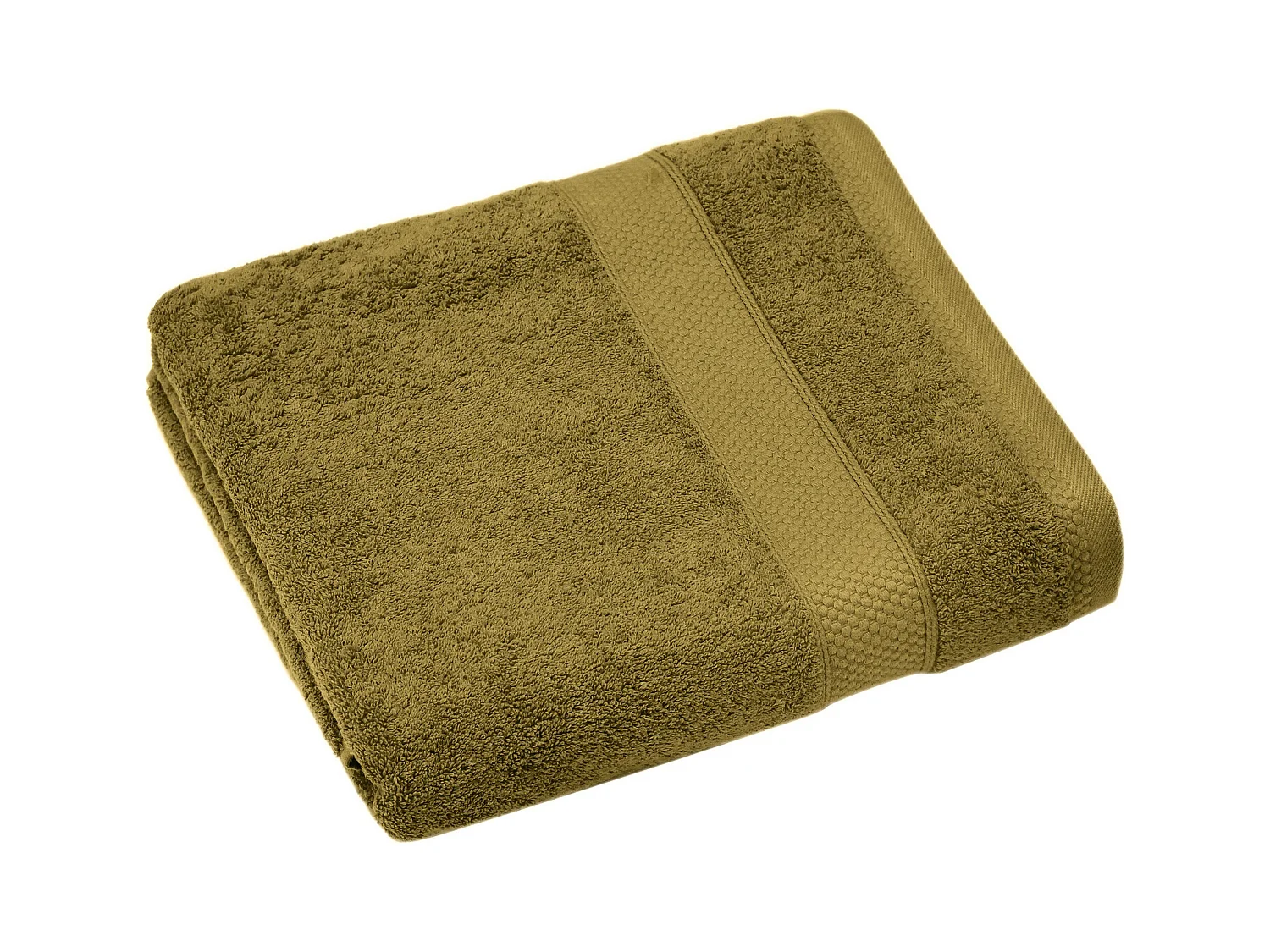 Drap de bain coton 550 g/m2 95x140 cm collection NAÏA vert Jasmin
