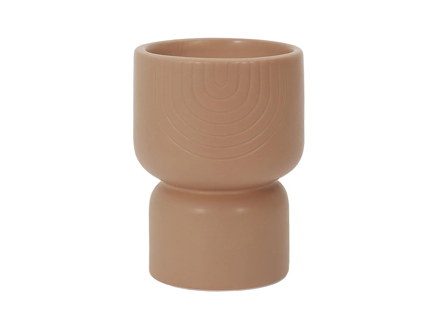 Bougie parfumée pot en céramique SAHANA beige figue