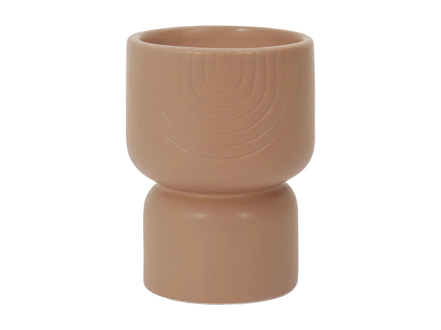 Bougie parfumée pot en céramique SAHANA beige figue