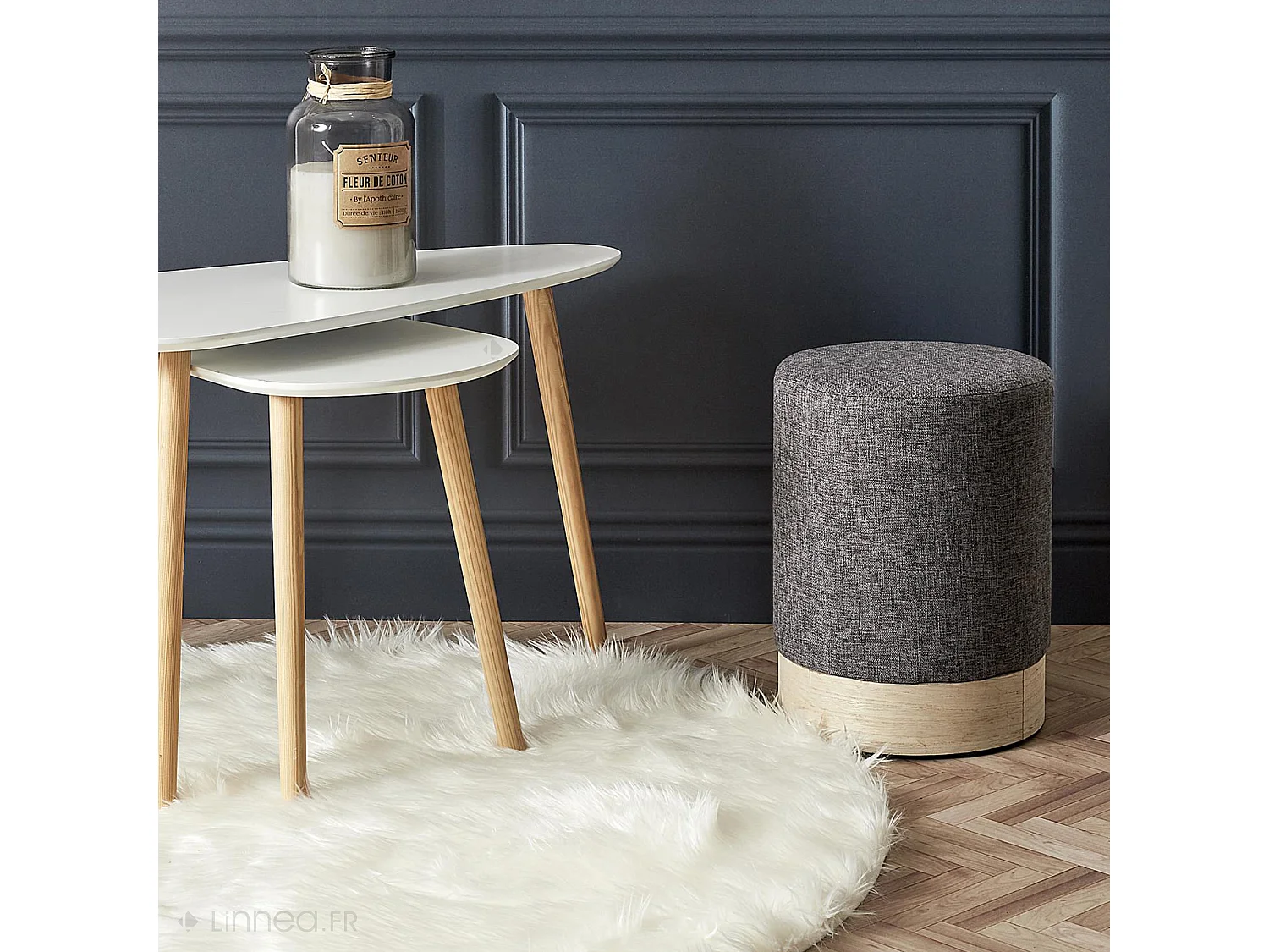 Bougie parfumée APOTHICAIRE cire de paraffine senteur fleur de coton