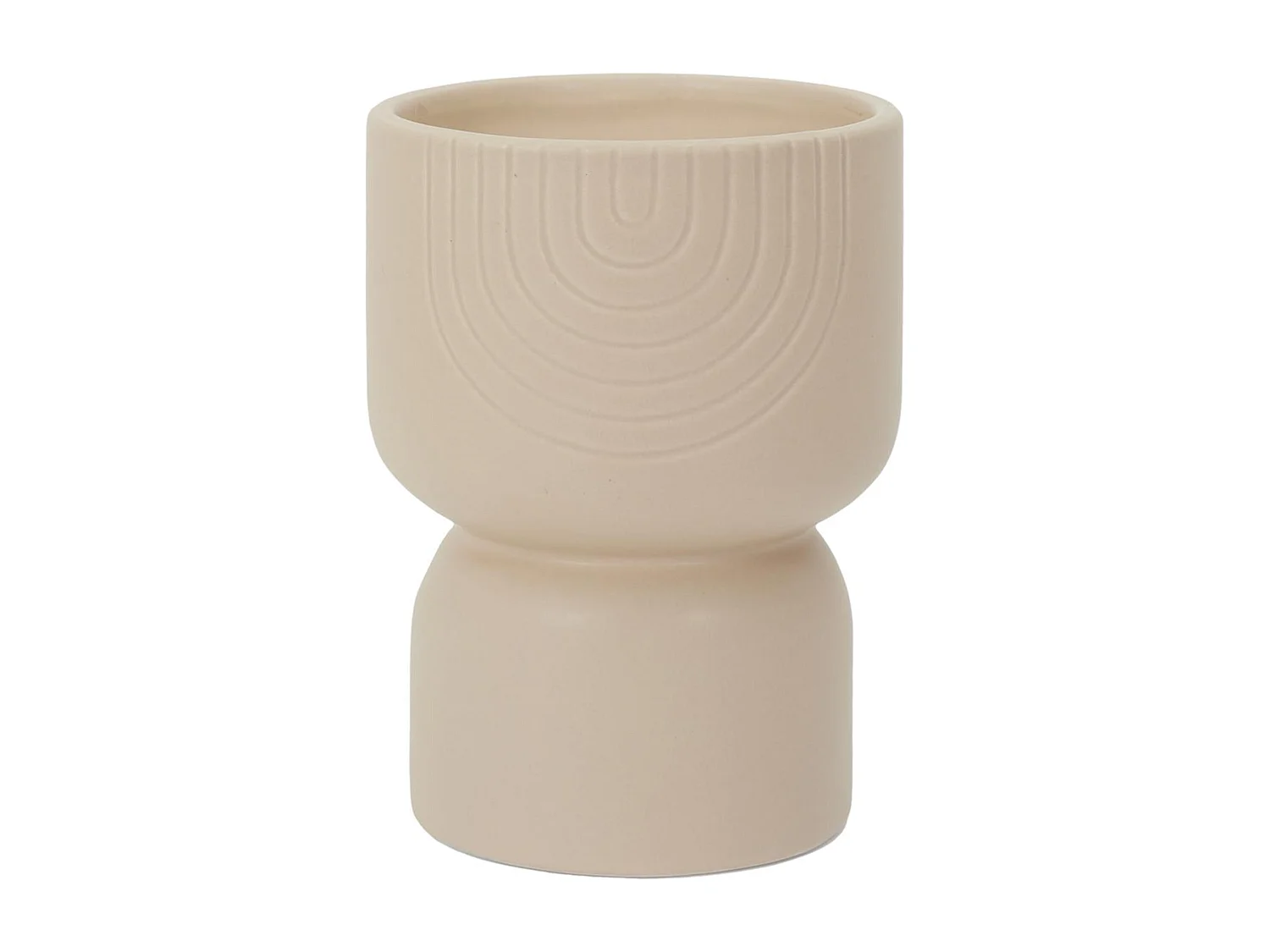 Bougie parfumée pot en céramique SAHANA ecru pivoine