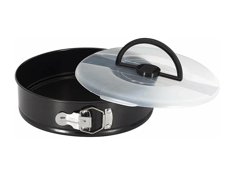 Moule Patisserie Rond Charniere Couvercle 26cm Gris