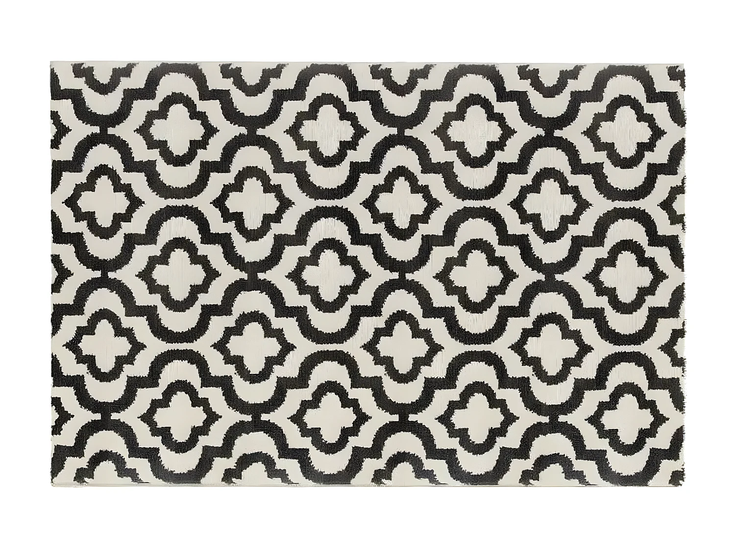 Tapis Déco Rectangulaire "Marvin" 60x90cm Ecru