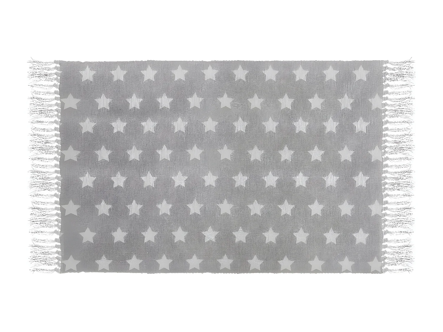Tapis Déco à Franges Enfant "Born" 60x90cm Gris