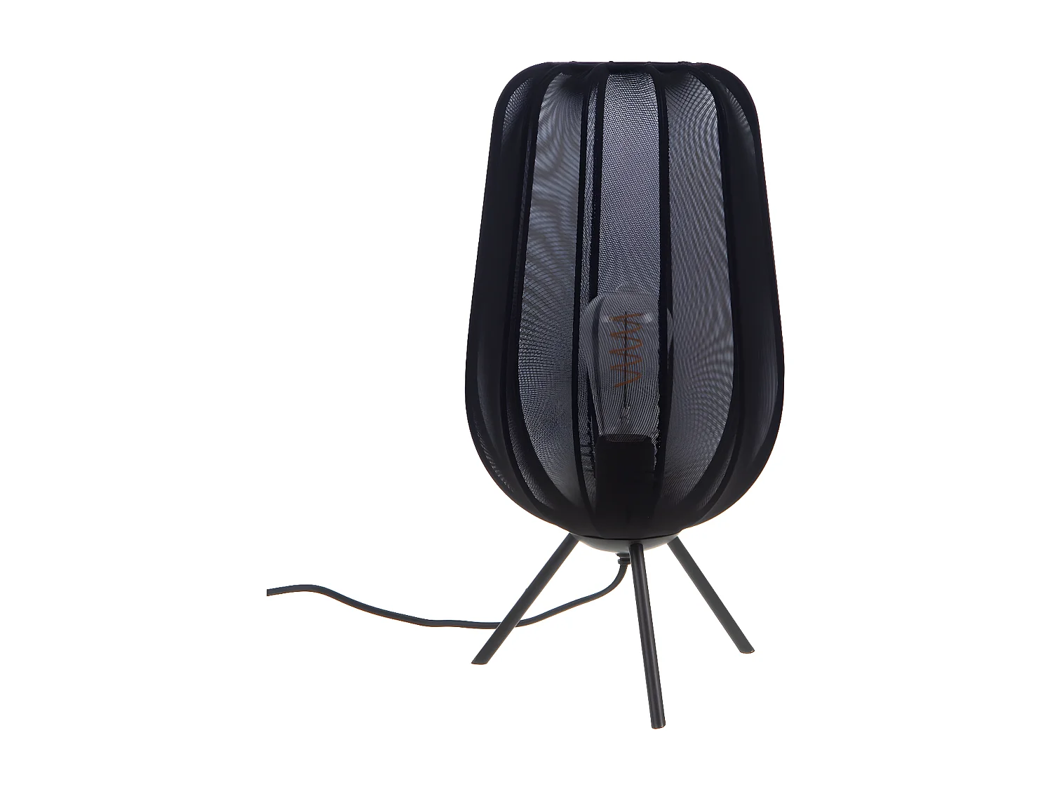 Lampe Trepied Betty noire 41 cm