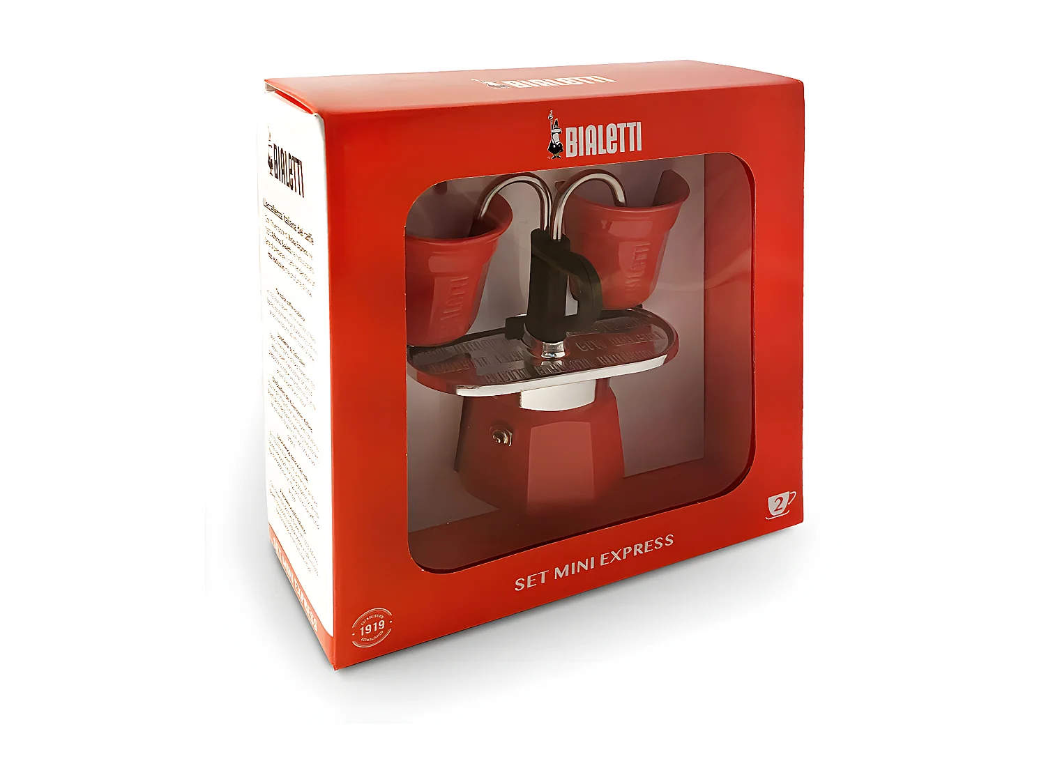 Set mini Express 2 tasses rouge