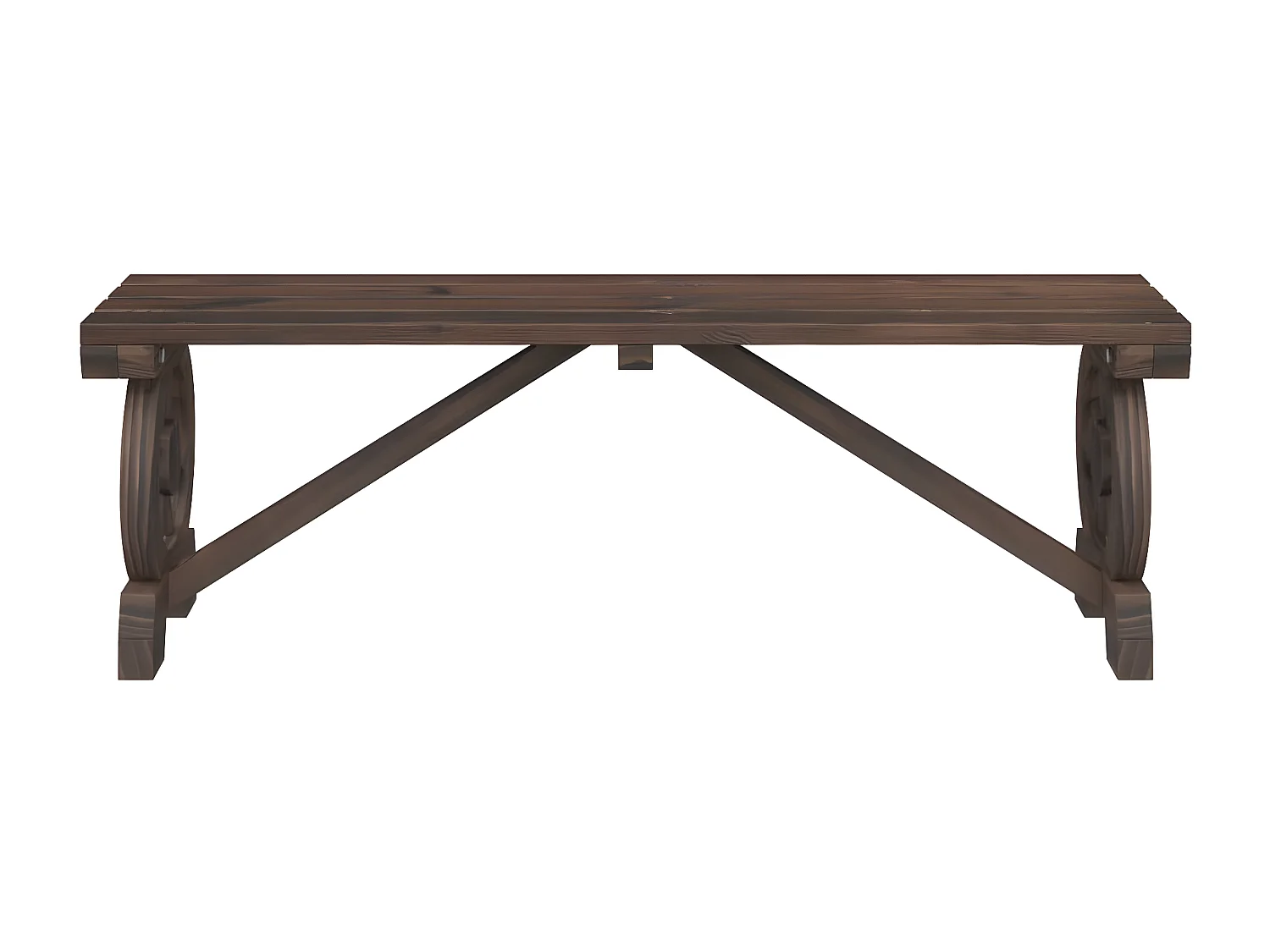 Banc de jardin 115cm bois de sapin massif
