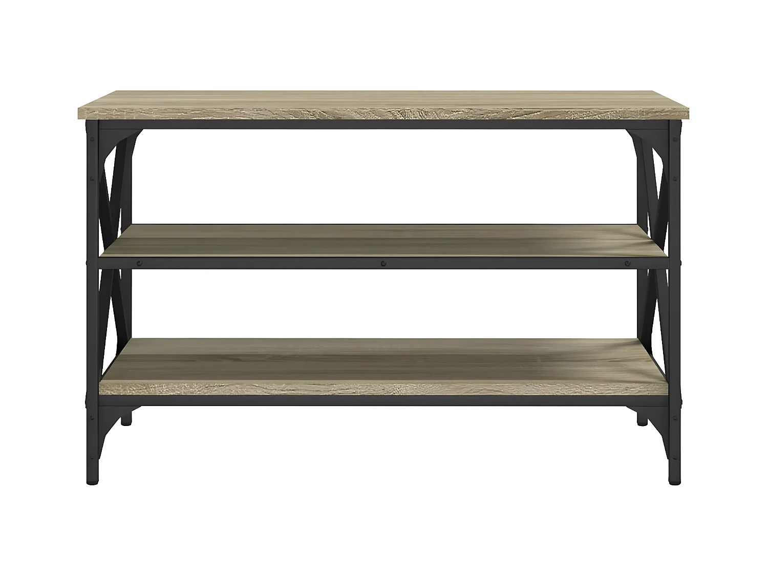 Tv-meubel 80x40x50 cm bewerkt hout sonoma eikenkleurig