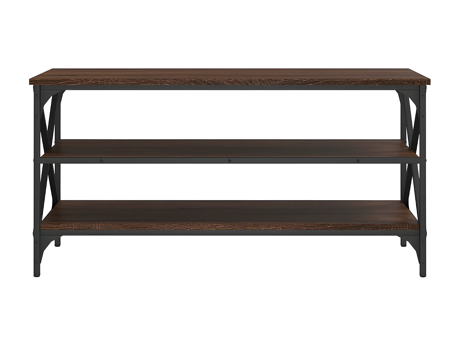 Meuble TV Chêne marron 100x40x50 Bois d'ingénierie