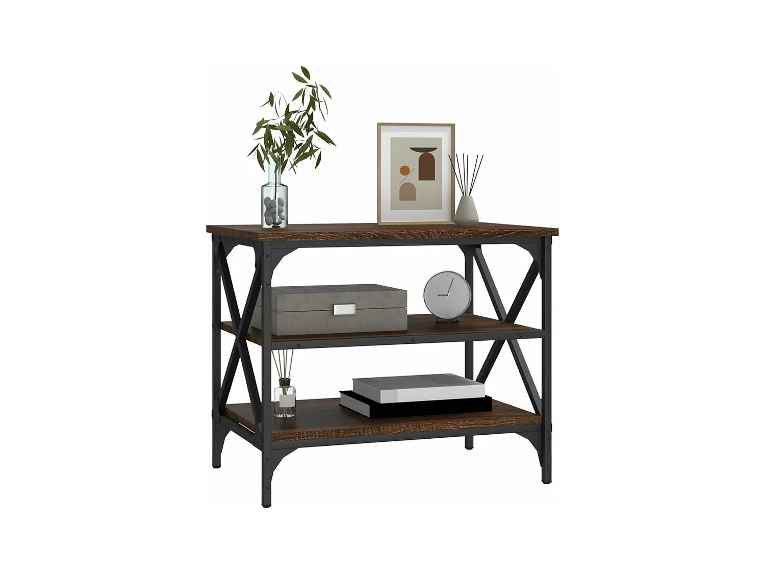 Meuble TV Chêne marron 60x40x50 Bois d'ingénierie