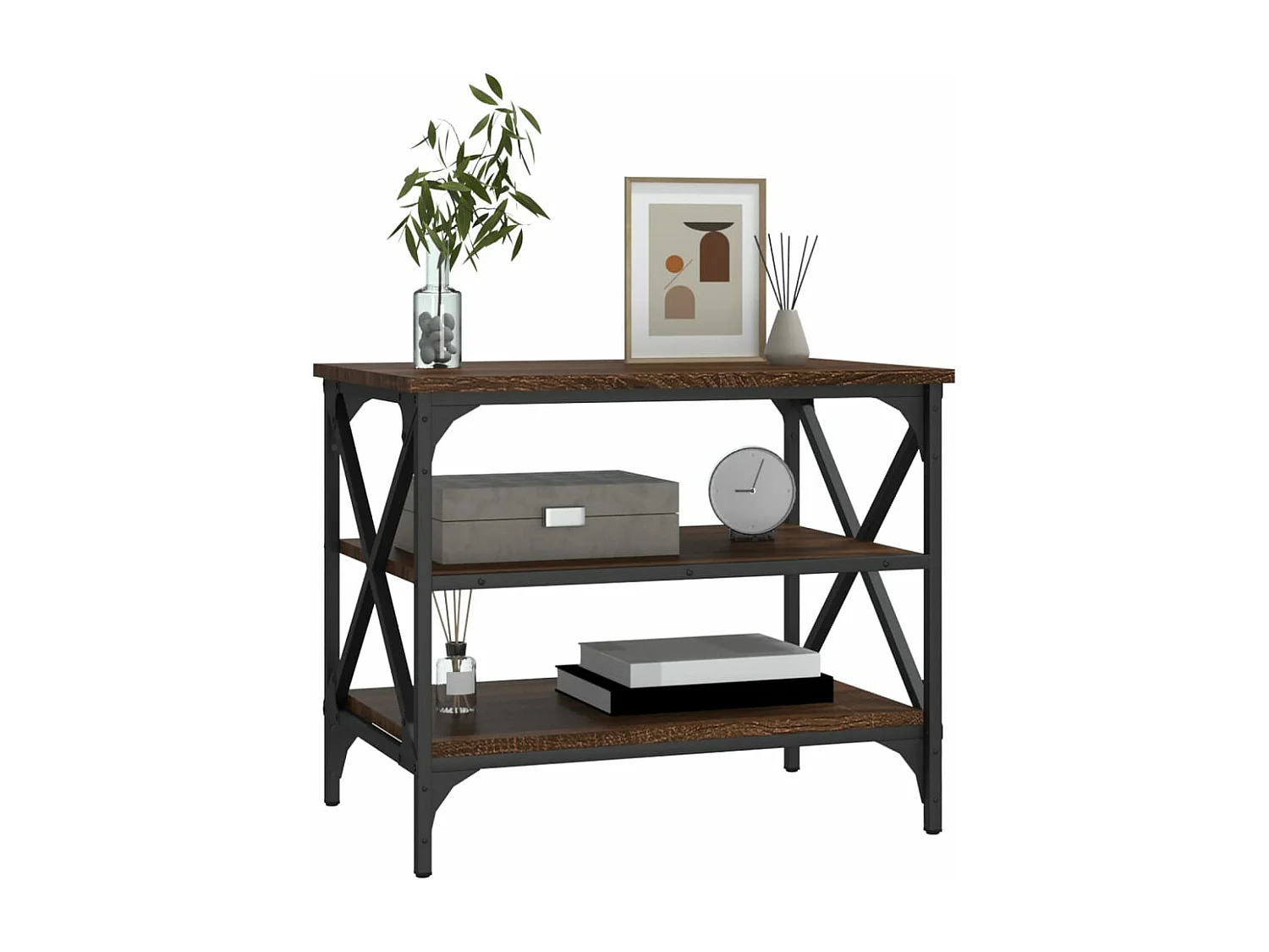 Meuble TV Chêne marron 60x40x50 Bois d'ingénierie