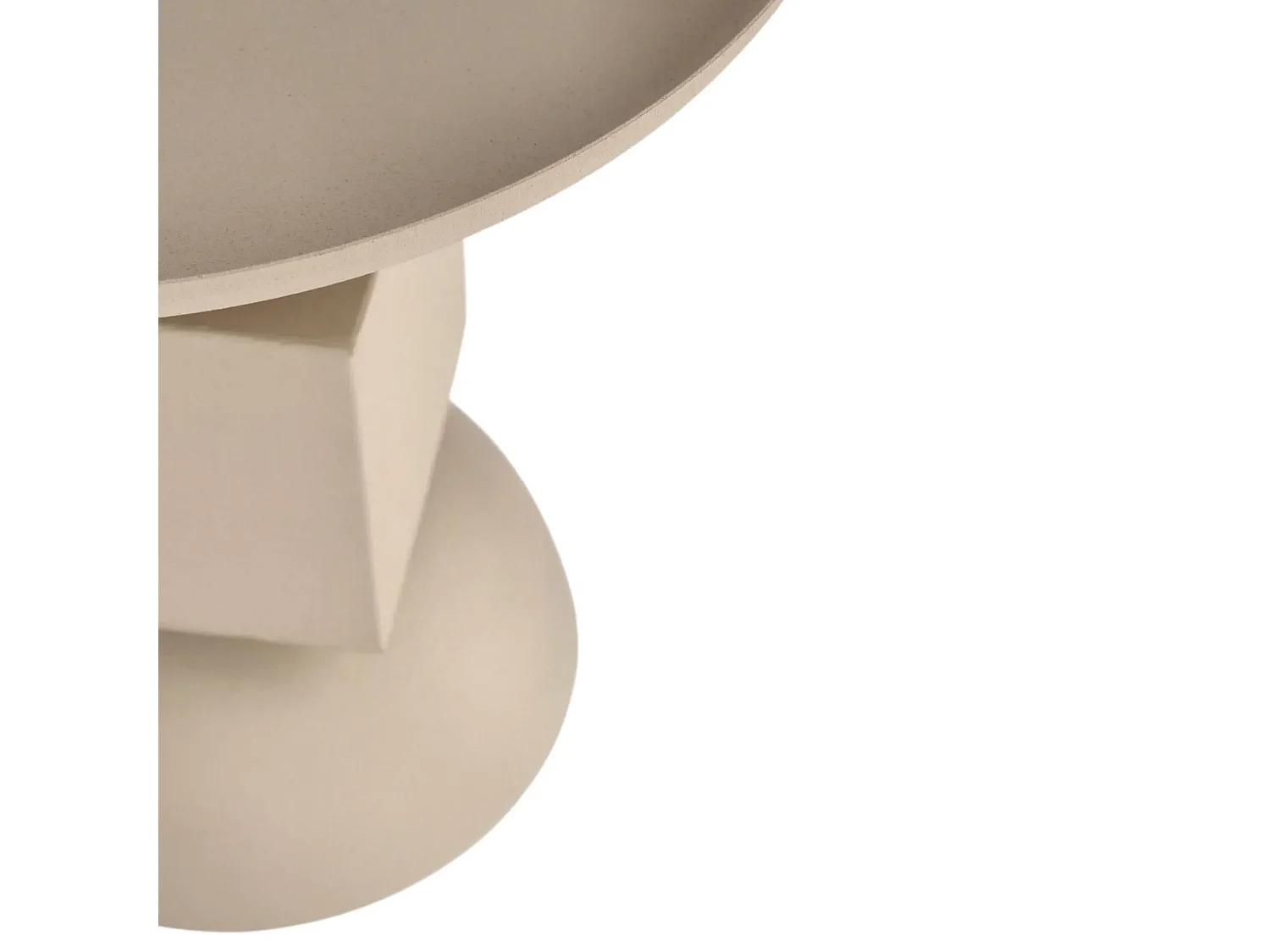 Table basse ronde design en métal coloré D41 - POLA