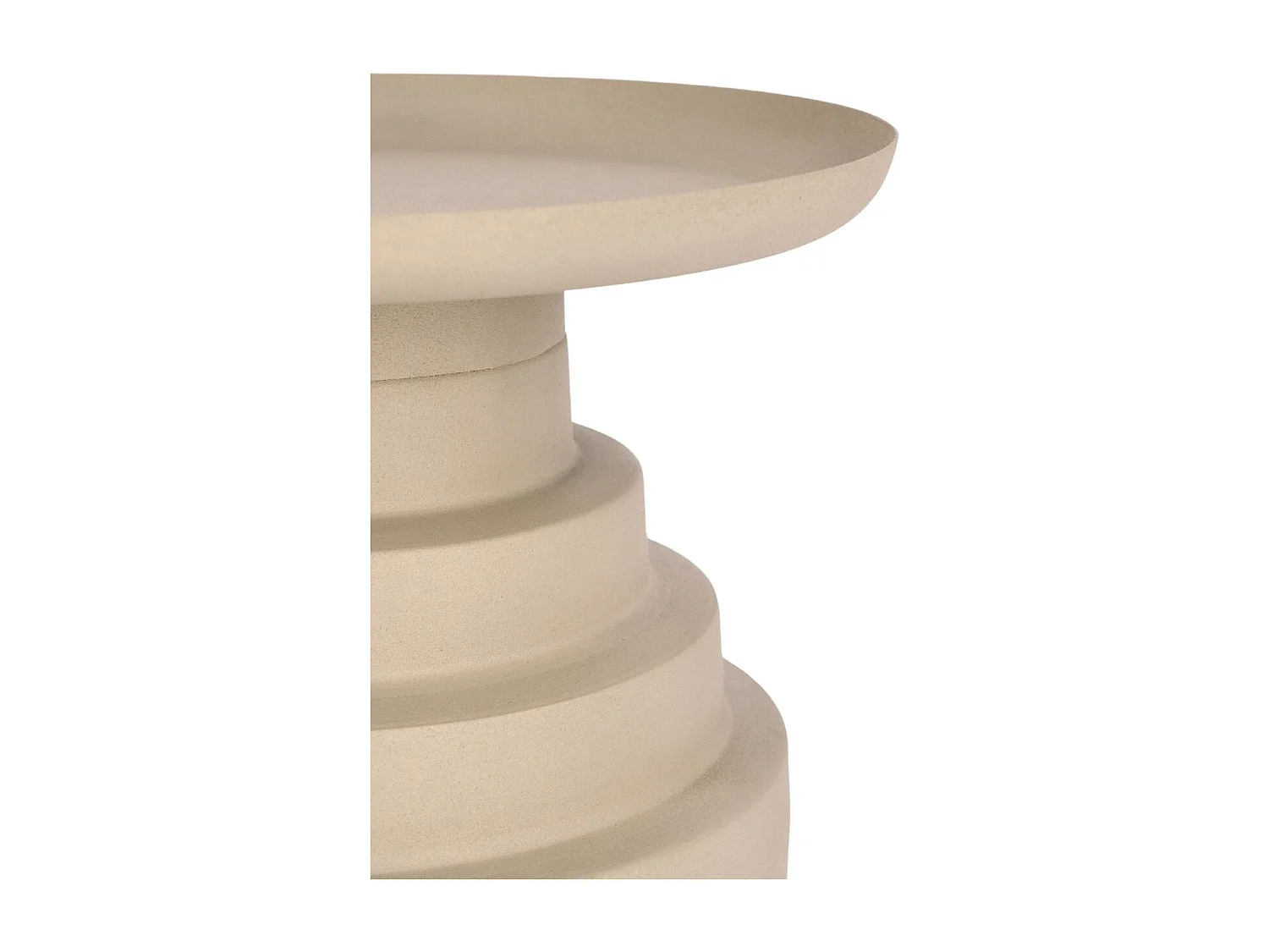 Table basse ronde design en métal coloré D36 - MARLO