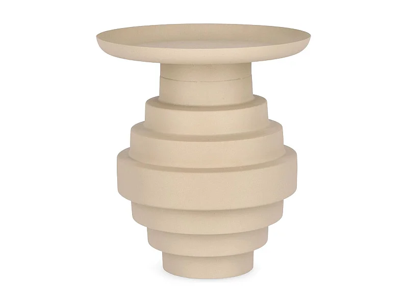 Table basse ronde design en métal coloré D36 - MARLO