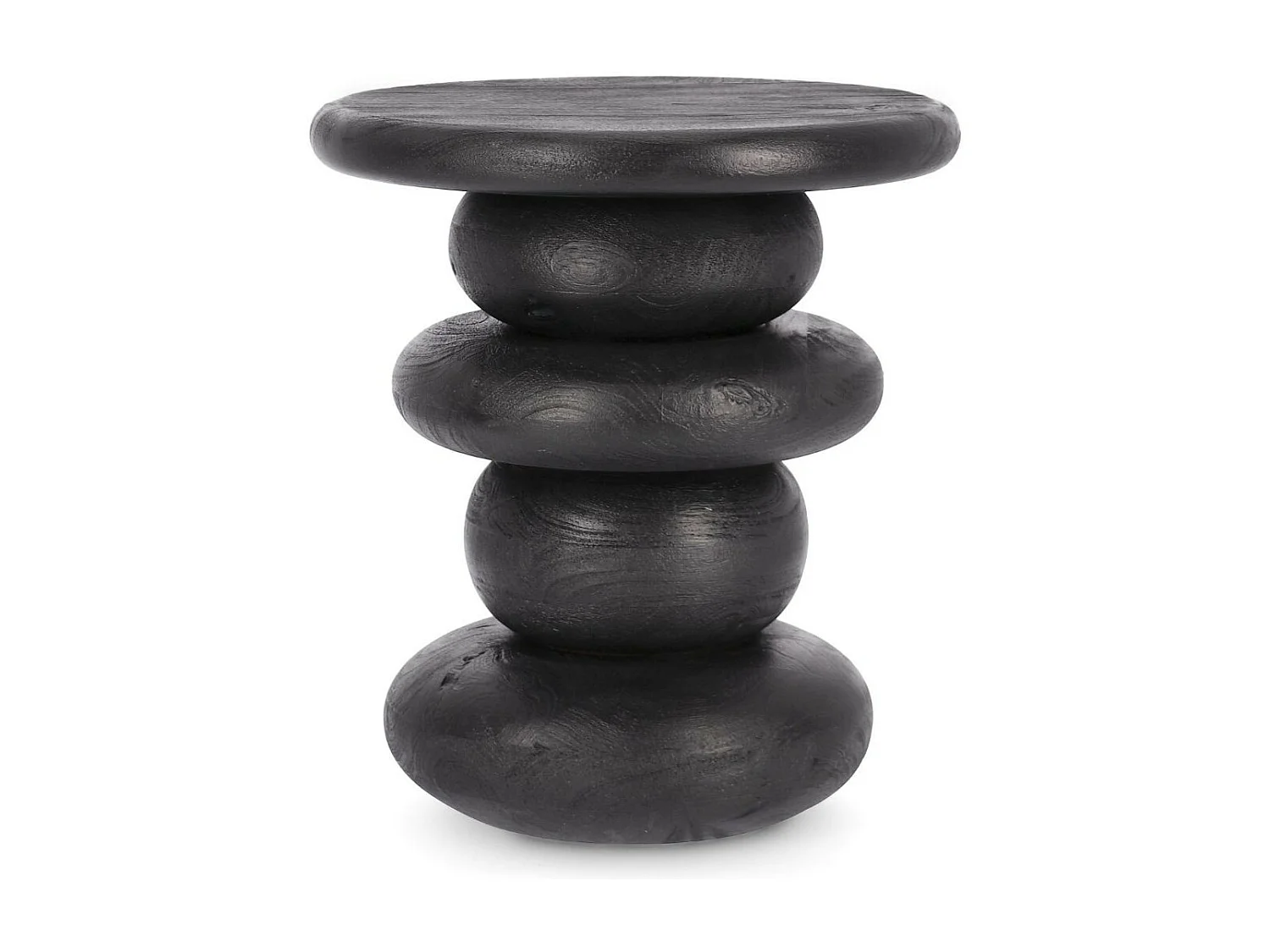 Table basse ronde en bois de manguier D40 - CAIRN