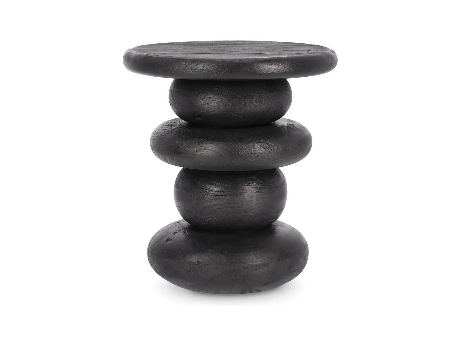 Table basse ronde en bois de manguier D40 - CAIRN