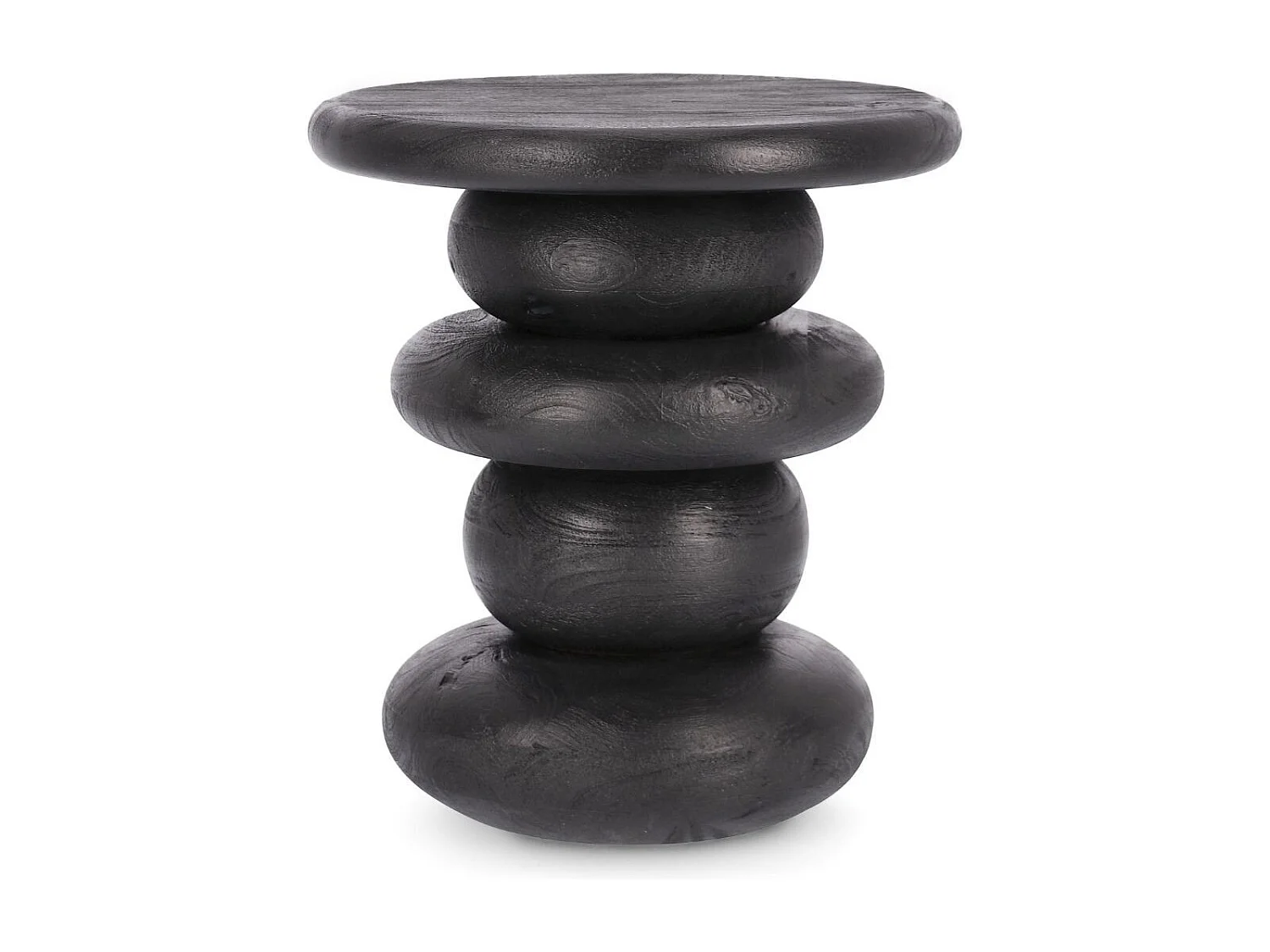 Table basse ronde en bois de manguier D40 - CAIRN