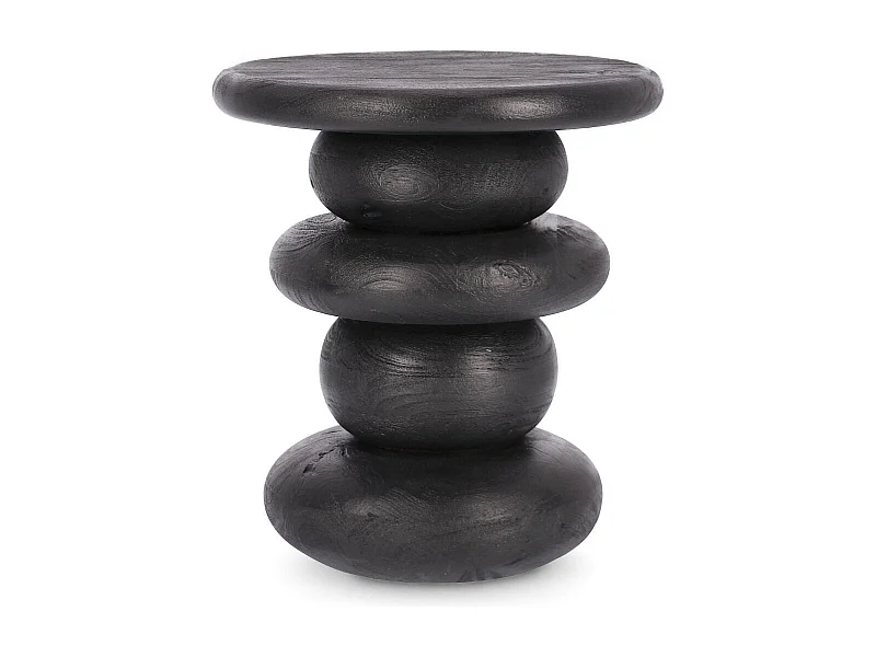 Table basse ronde en bois de manguier D40 - CAIRN