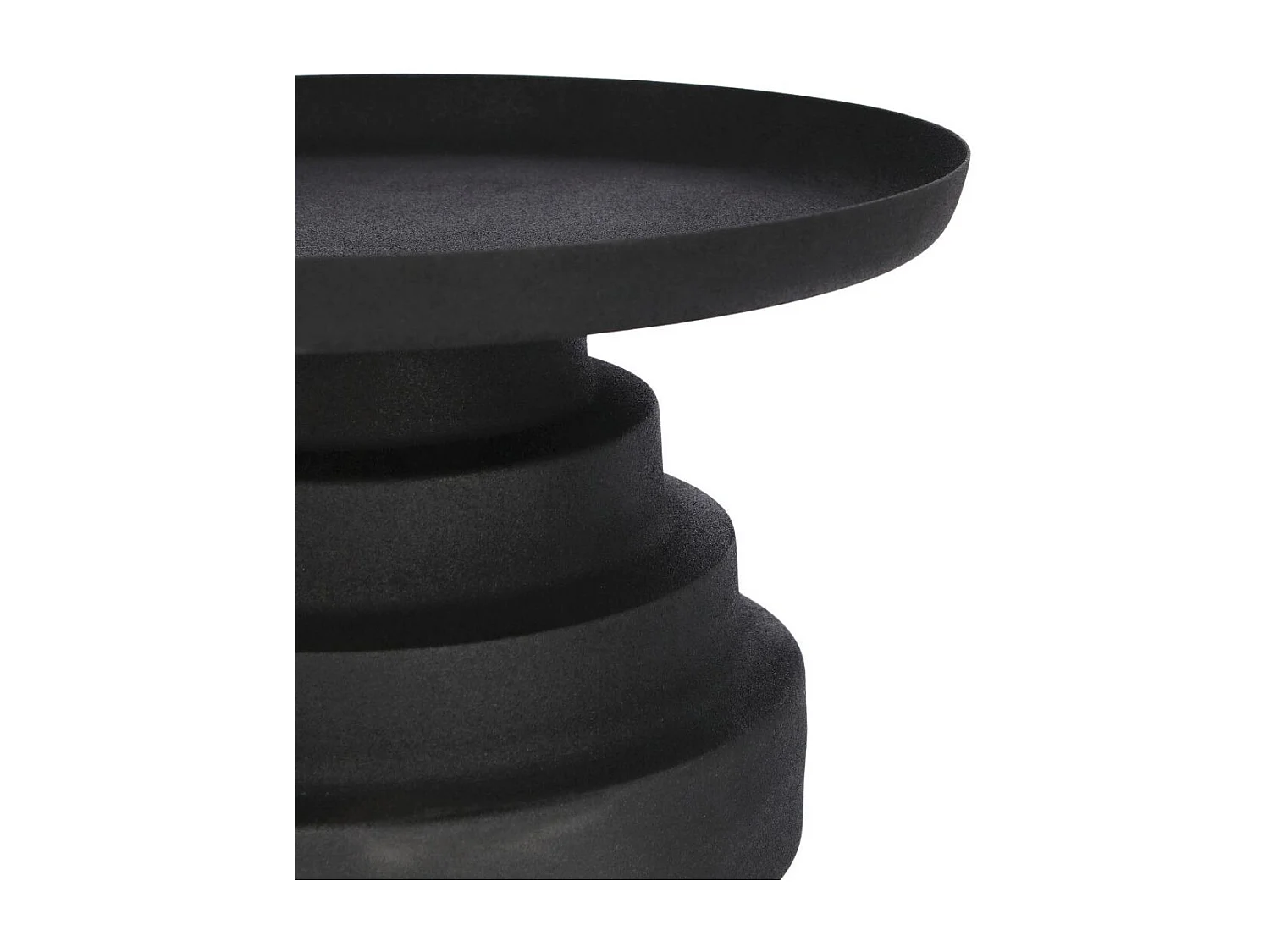 Table basse ronde design en métal coloré D40 - MARLO