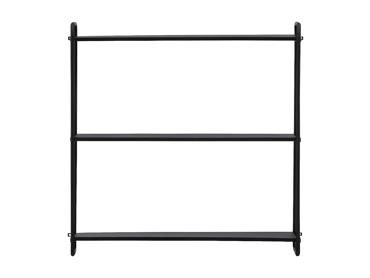 LyonH wandkast wandhangend 3 planken zwart.