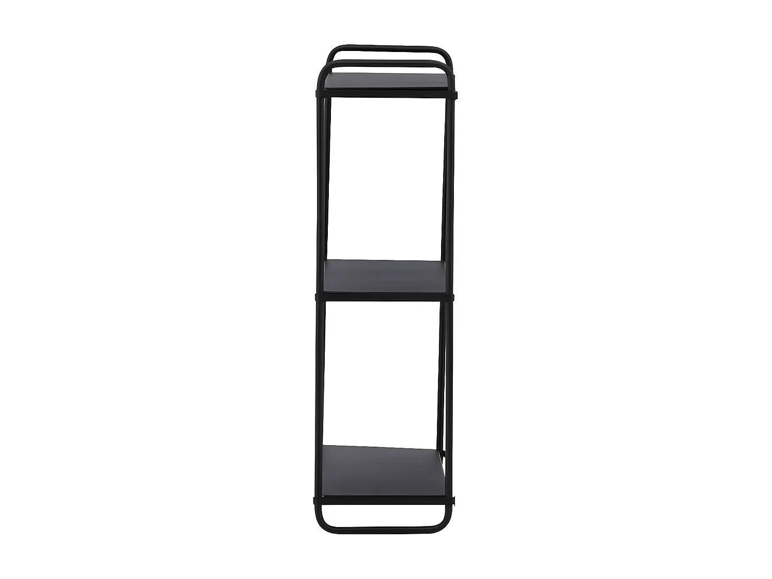 Étagère Murale en Métal "Lyon" 62cm Noir