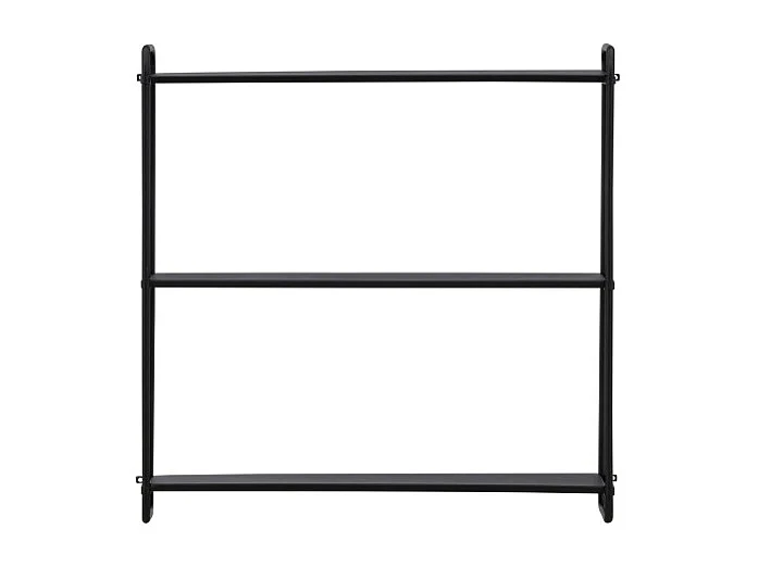 LyonH wandkast wandhangend 3 planken zwart.