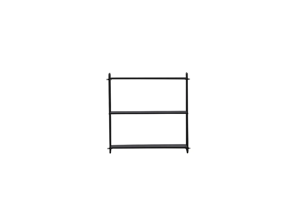 Étagère Murale en Métal "Lyon" 62cm Noir
