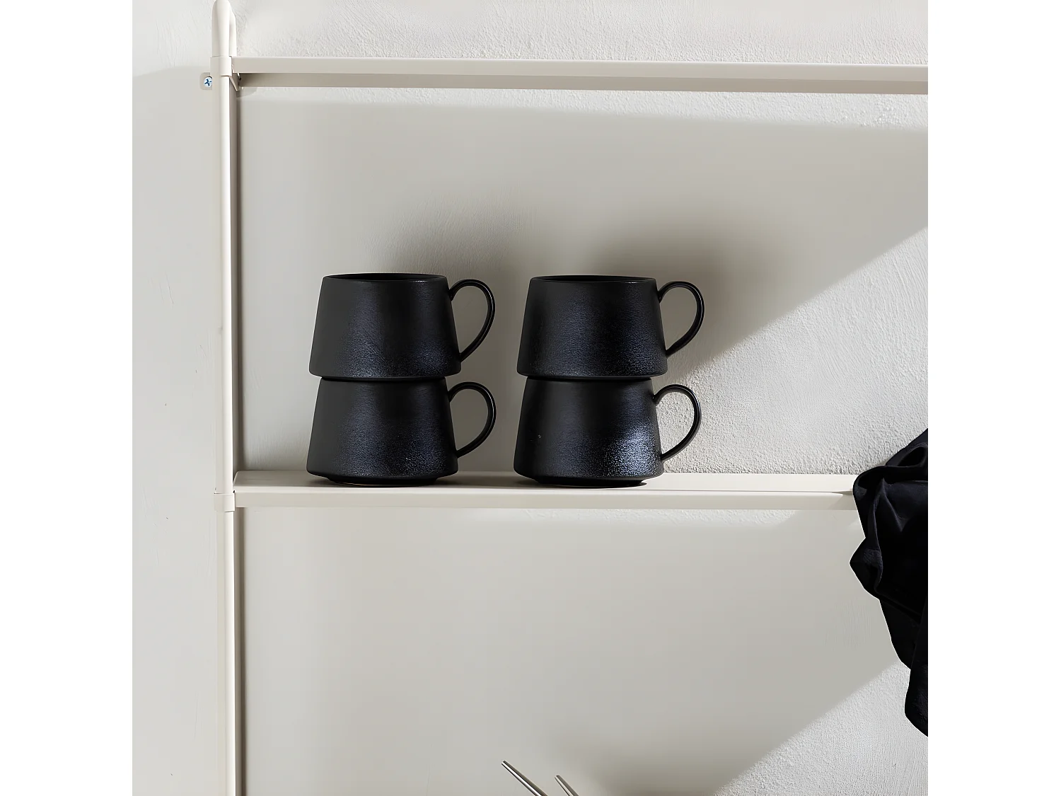 Étagère Murale en Métal "Lyon" 62cm Beige