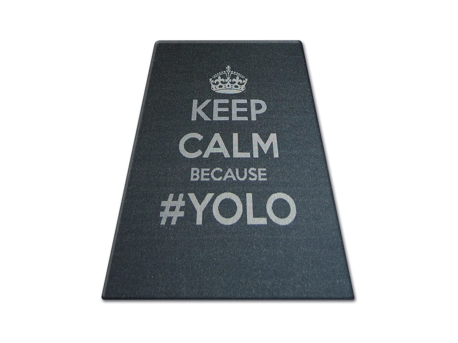 TAPPETO DI SPAGO SIZAL FLOORLUX 20276 YOLO nero / argento 200x290 cm