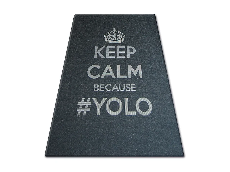 TAPPETO DI SPAGO SIZAL FLOORLUX 20276 YOLO nero / argento 200x290 cm