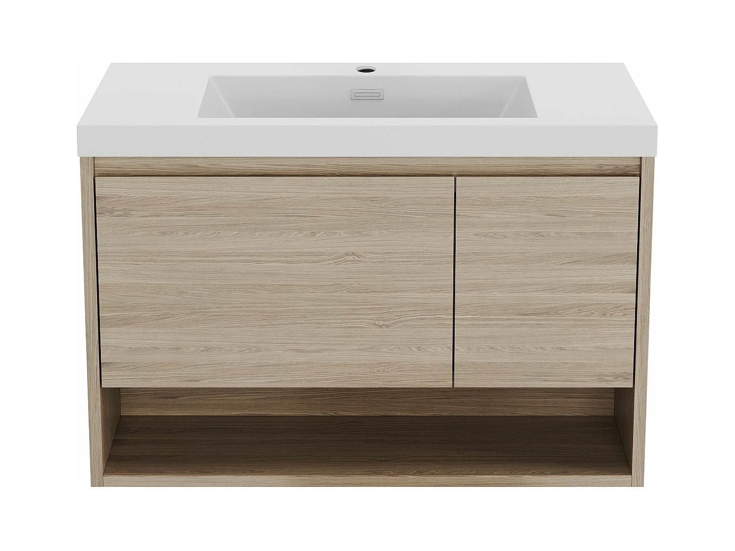 Mueble de baño flotante con lavabo - 90 cm - PUJUKA