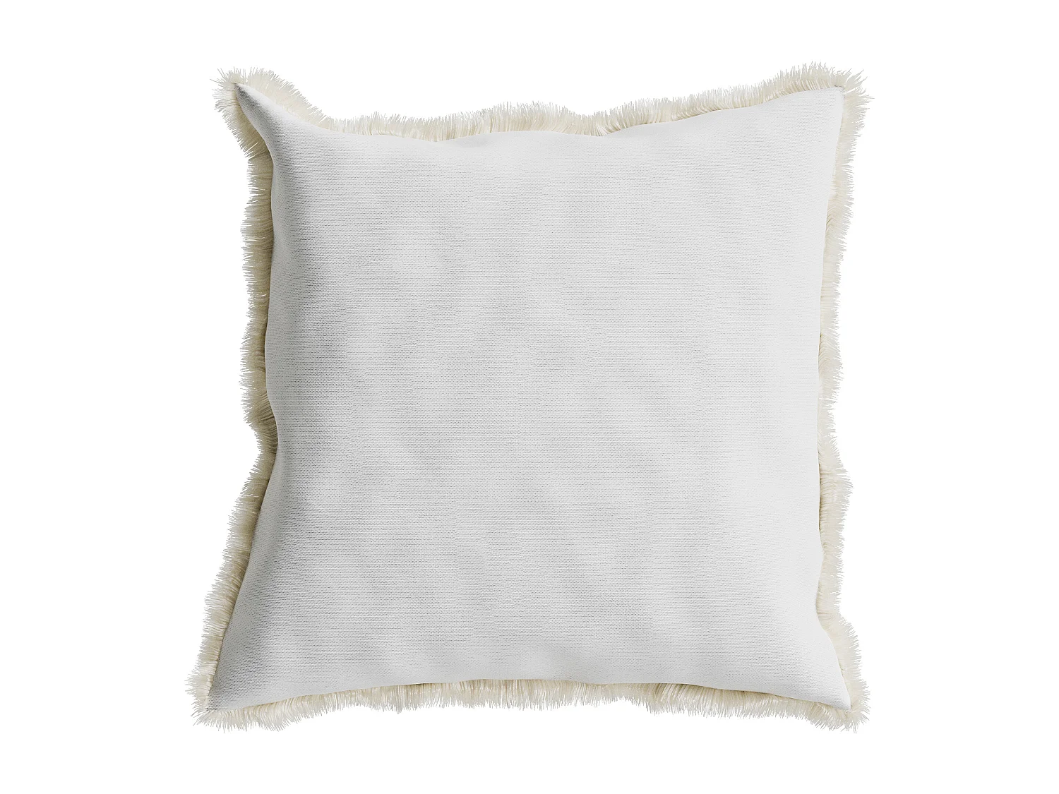 DAKAR - Coussin carré feuillage tropical bleu