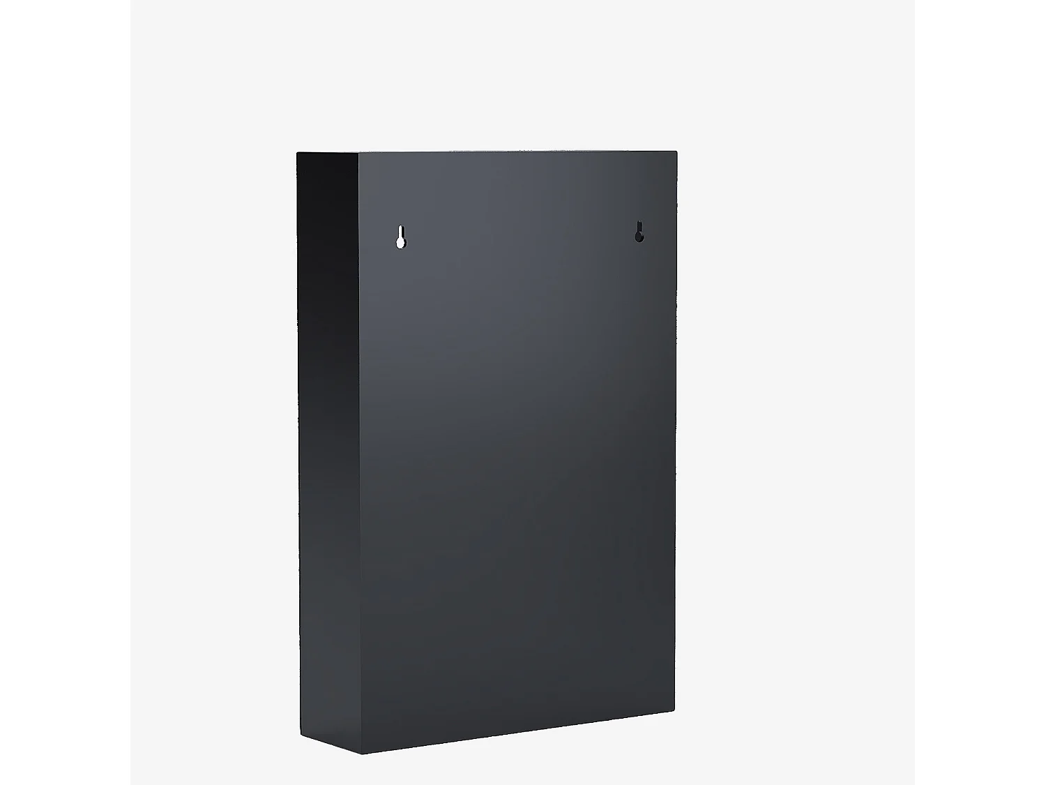 HORTENSE - Étagère murale en bois noire 5 niches