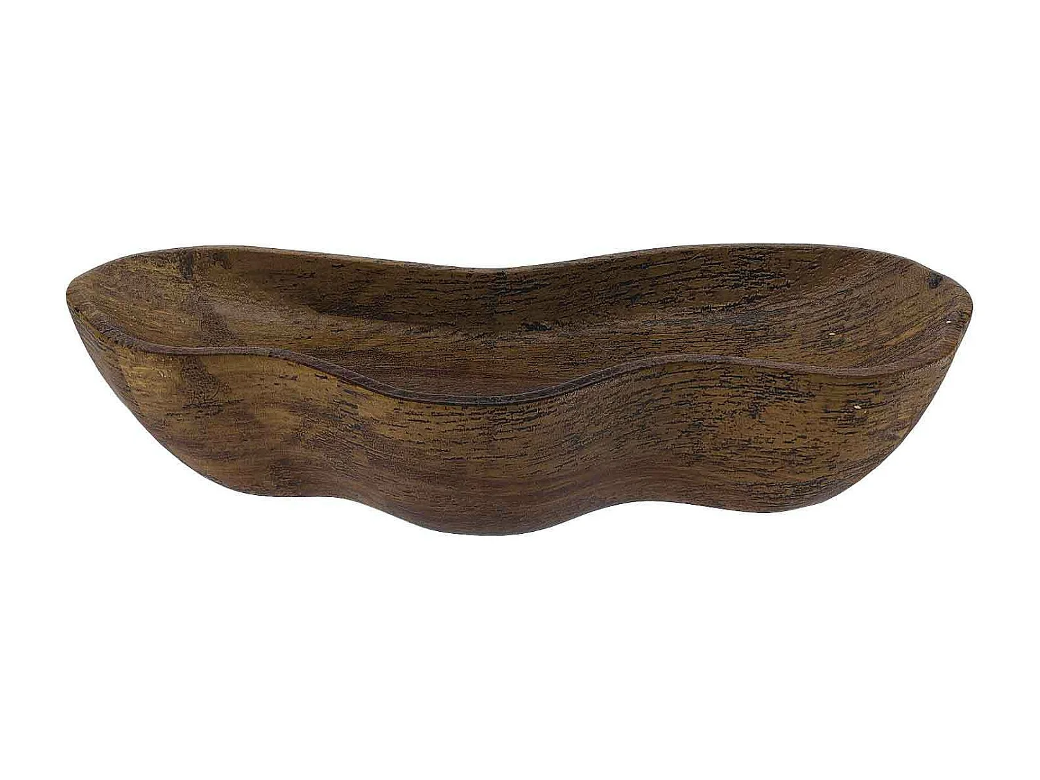 SANTIAGO - Coupelle décorative imitation bois brut