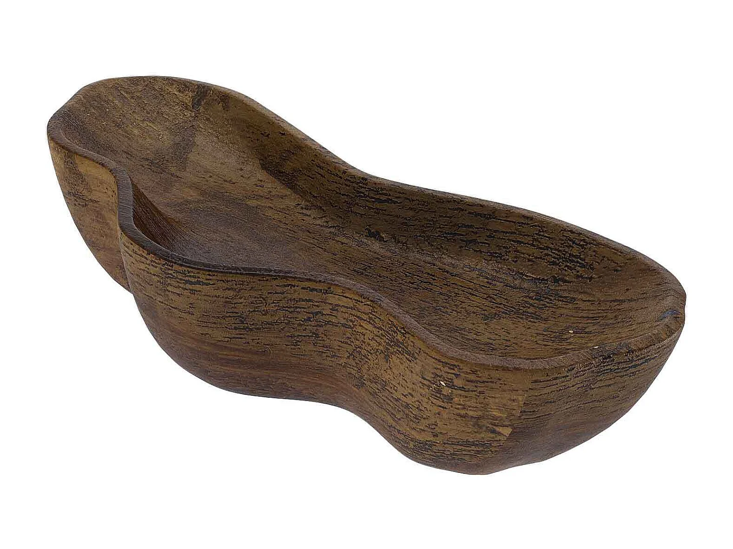 SANTIAGO - Coupelle décorative imitation bois brut