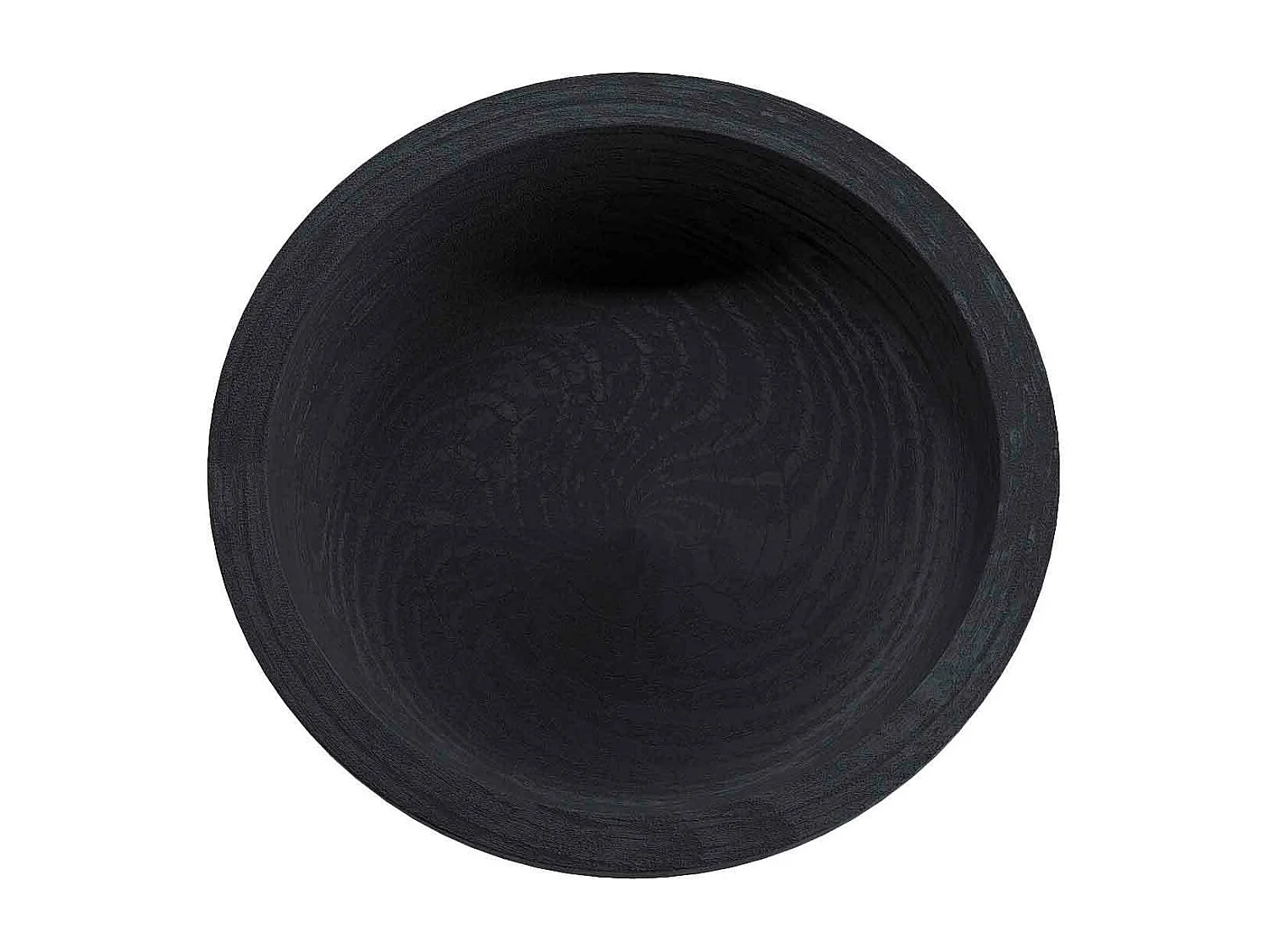 MONTMARTRE - Coupe design en bois sculpté paulownia noir